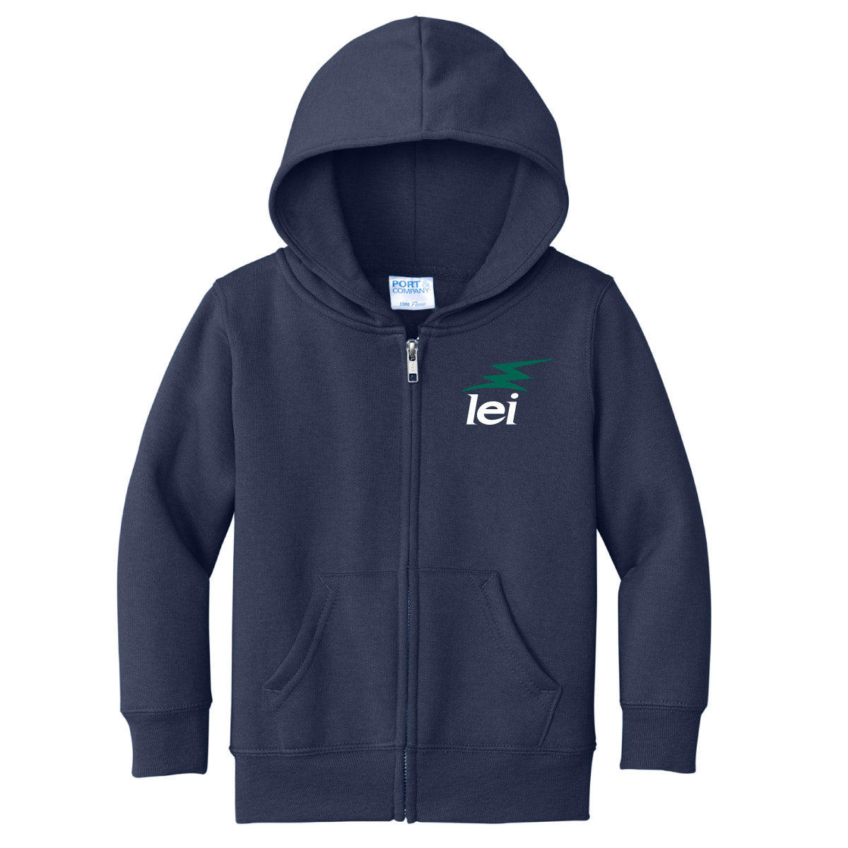 Toddler Core Fleece Full Zip Hoodie