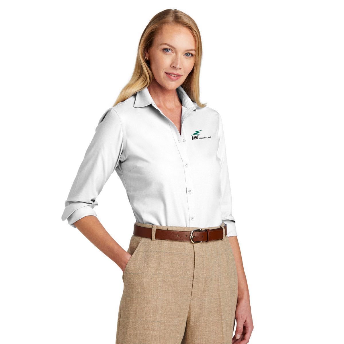 Brooks Brothers Women's Stretch Nailhead Shirt